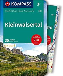 KOMPASS Wanderführer Kleinwalsertal: 2in1 Wanderführer mit Extra-Tourenkarte 1:25.000, 35 Touren, GPX-Daten zum Download