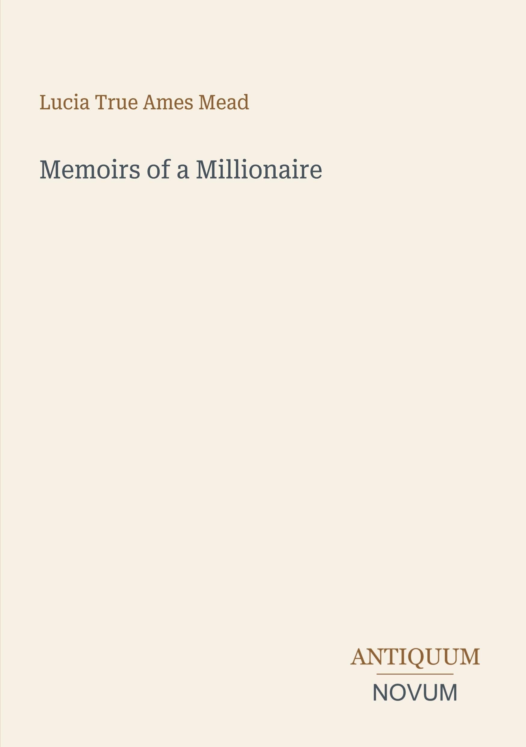 Memoirs of a Millionaire