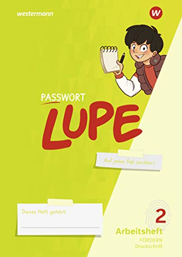 PASSWORT LUPE - Sprachbuch: Arbeitsheft 2 DS: Fördern