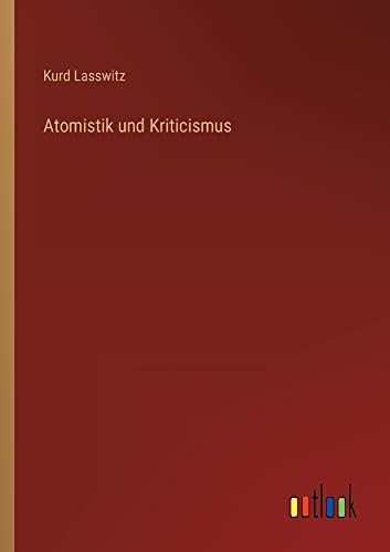 Atomistik und Kriticismus
