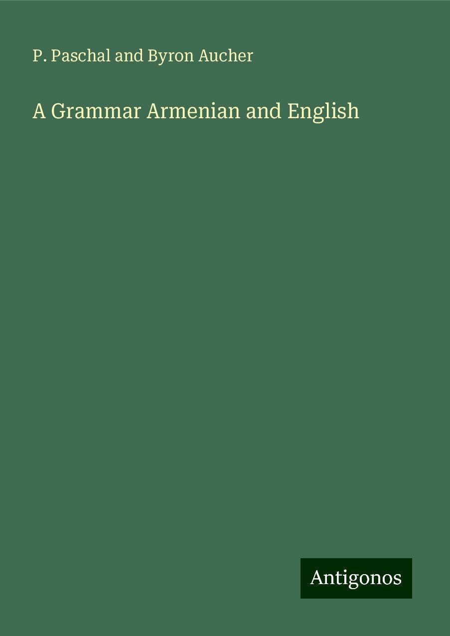 A Grammar Armenian and English