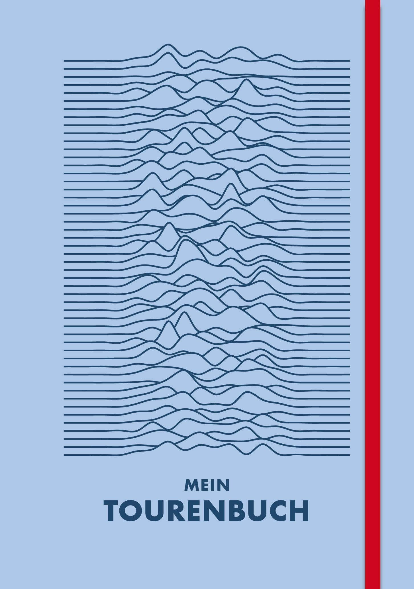Mein Tourenbuch (Farbe: blau): Wandertagebuch und Gipfelbuch zum Ausfüllen und Gestalten – für alle Outdoor-Sportarten wie Wandern, Bergsteigen, ... und Radtouren. Mit Platz für 75 Touren
