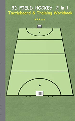 Taane, Theo von 3D Field Hockey 2 In 1 Tacticboard And Training Book, Tactics/strategies/drills For Trainer/coaches, Notebook, Training, Exercise, Exercises, Drills,