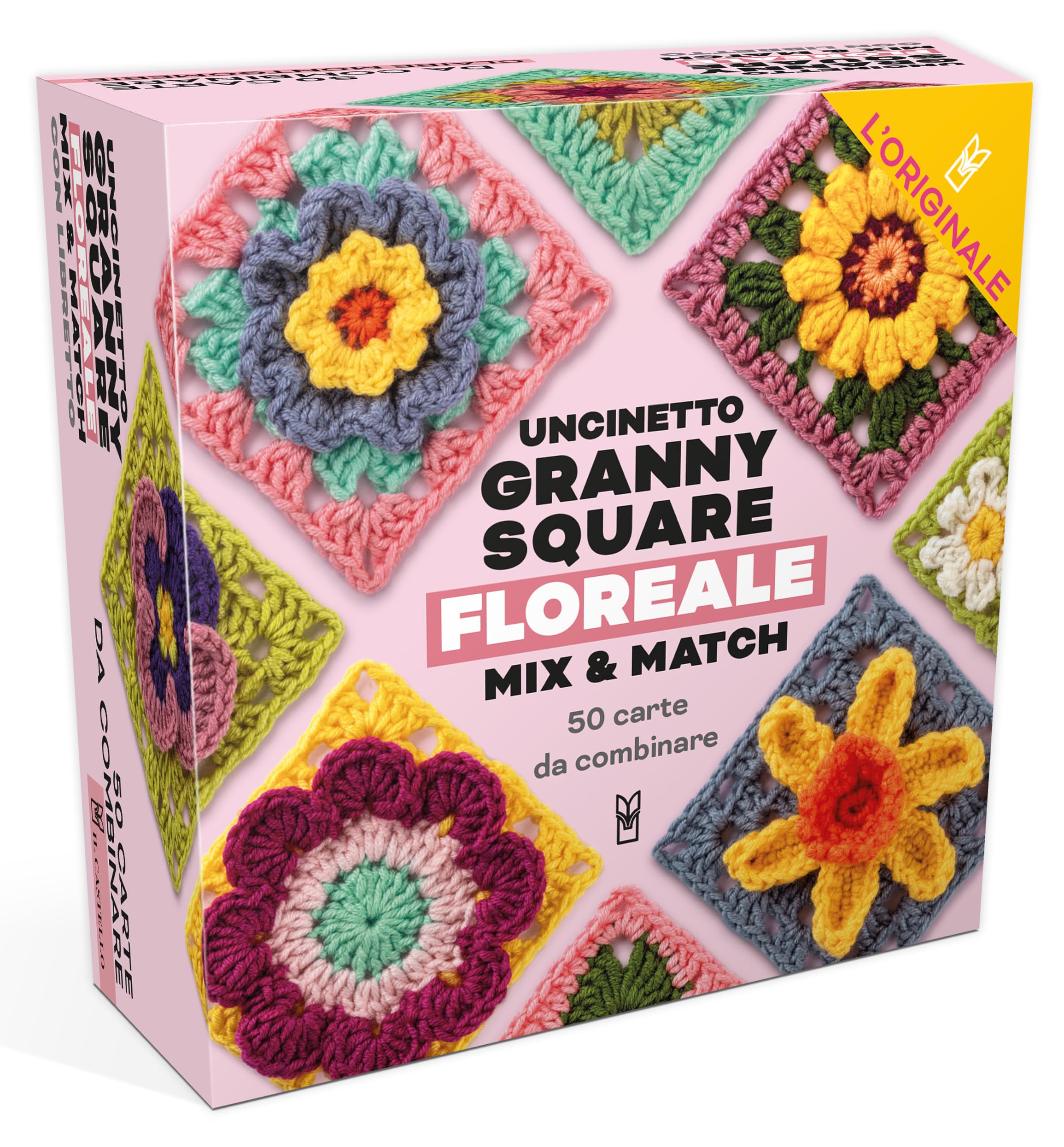 Uncinetto Granny Square floreale. Mix & match. Con 50 carte da combinare (Cucito, ricamo, tessitura)