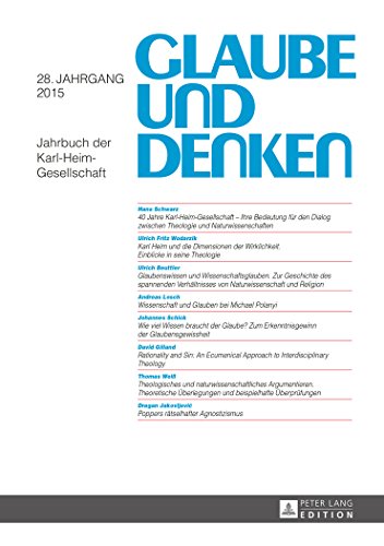 Glaube und Denken: Jahrbuch der Karl-Heim-Gesellschaft