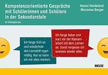 Kompetenzorientierte Gespräche mit Schülerinnen und Schülern in der Sekundarstufe: 42 Dialogkarten