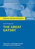 The Great Gatsby von F. Scott Fitzgerald: Textanalyse und Interpretation in englischer Sprache. Mit ausführlicher Inhaltsangabe und Abituraufgaben mit Lösungen