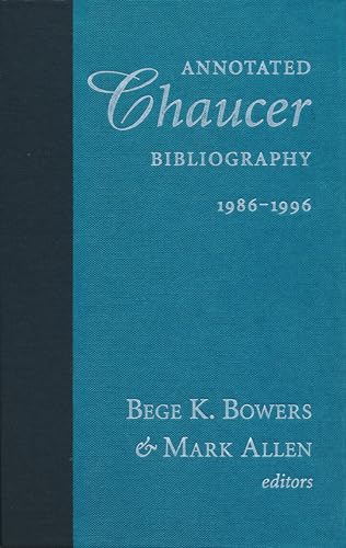 Annotated Chaucer Bibliography, 1986-1996