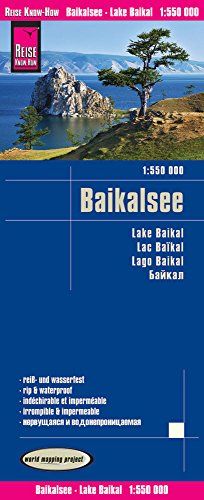 Reise Know-How Landkarte Baikalsee (1:550.000): world mapping project