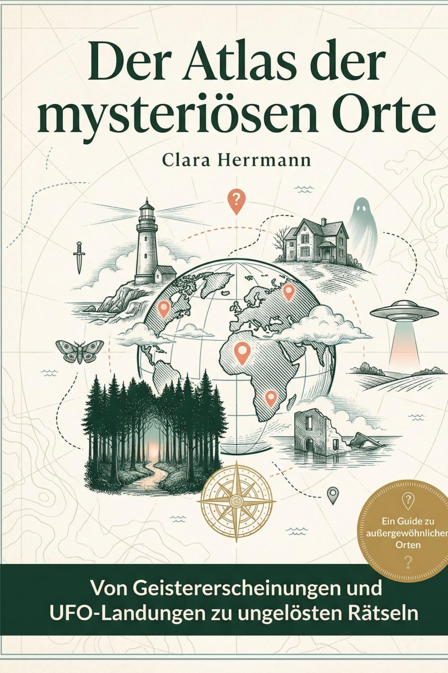 Der Atlas der mysteriösen Orte: Von Geistererscheinungen und UFO-Landungen zu ungelösten Rätseln. Ein Grusel-Reiseführer für Mutige. Das perfekte Geschenk für Fans des Unerklärlichen