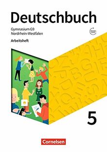 Deutschbuch Gymnasium - Nordrhein-Westfalen - Neue Ausgabe: 5. Schuljahr - Arbeitsheft mit Lösungen