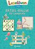 Leselöwen Rätsel-Rallye für Leseprofis - 2. Klasse (türkis): Rätselbuch zum Lesenlernen für Kinder ab 7 Jahre (Leselöwen Rätselwelt)
