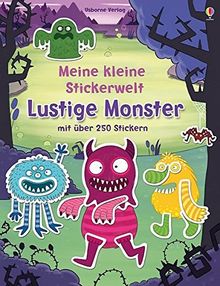 Meine kleine Stickerwelt: Lustige Monster