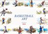 Basketball Art (Wandkalender 2024 DIN A3 quer): Ein Kunstkalender mit dem Thema Basketball (Monatskalender, 14 Seiten ) (CALVENDO Sport)
