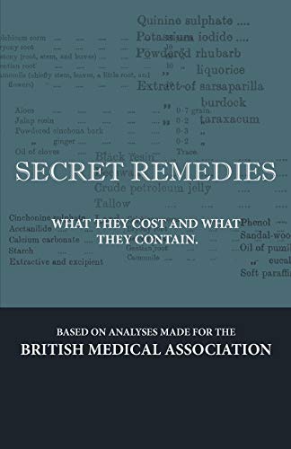 Secret Remedies - What They Cost and What They Contain