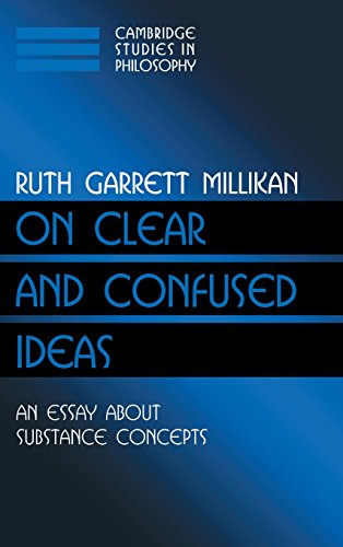 On Clear and Confused Ideas: An Essay about Substance Concepts (Cambridge Studies in Philosophy)
