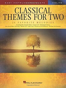 Classical Themes -For Two Violins-: Noten, Sammelband für Violine