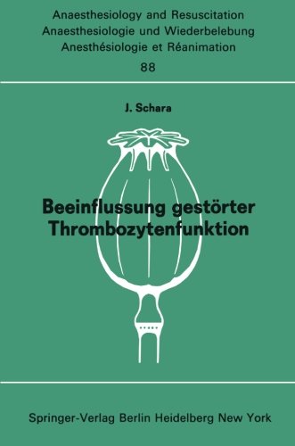 Beeinflussung gestörter Thrombozytenfunktion durch Aspartate und postoperative Thromboseprophylaxe. Kolloquium am 9. März 1974 in Kettwig an der Ruhr