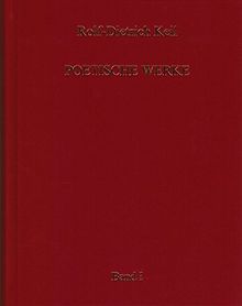 Poetische Werke in zwei Bänden.: Band 1: Die Gedichte