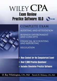 Wiley CPA Examination Review Practice Software, CD-ROM