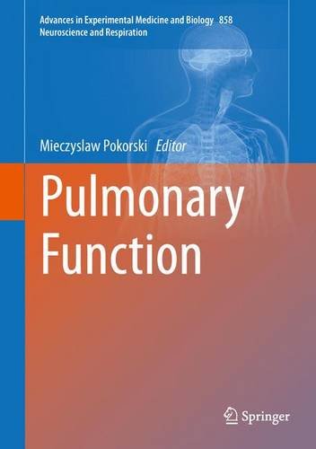 Pulmonary Function (Advances in Experimental Medicine and Biology)