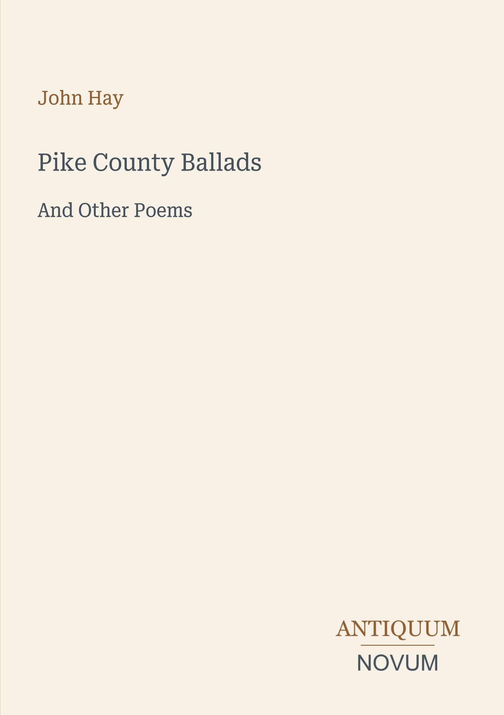 Pike County Ballads