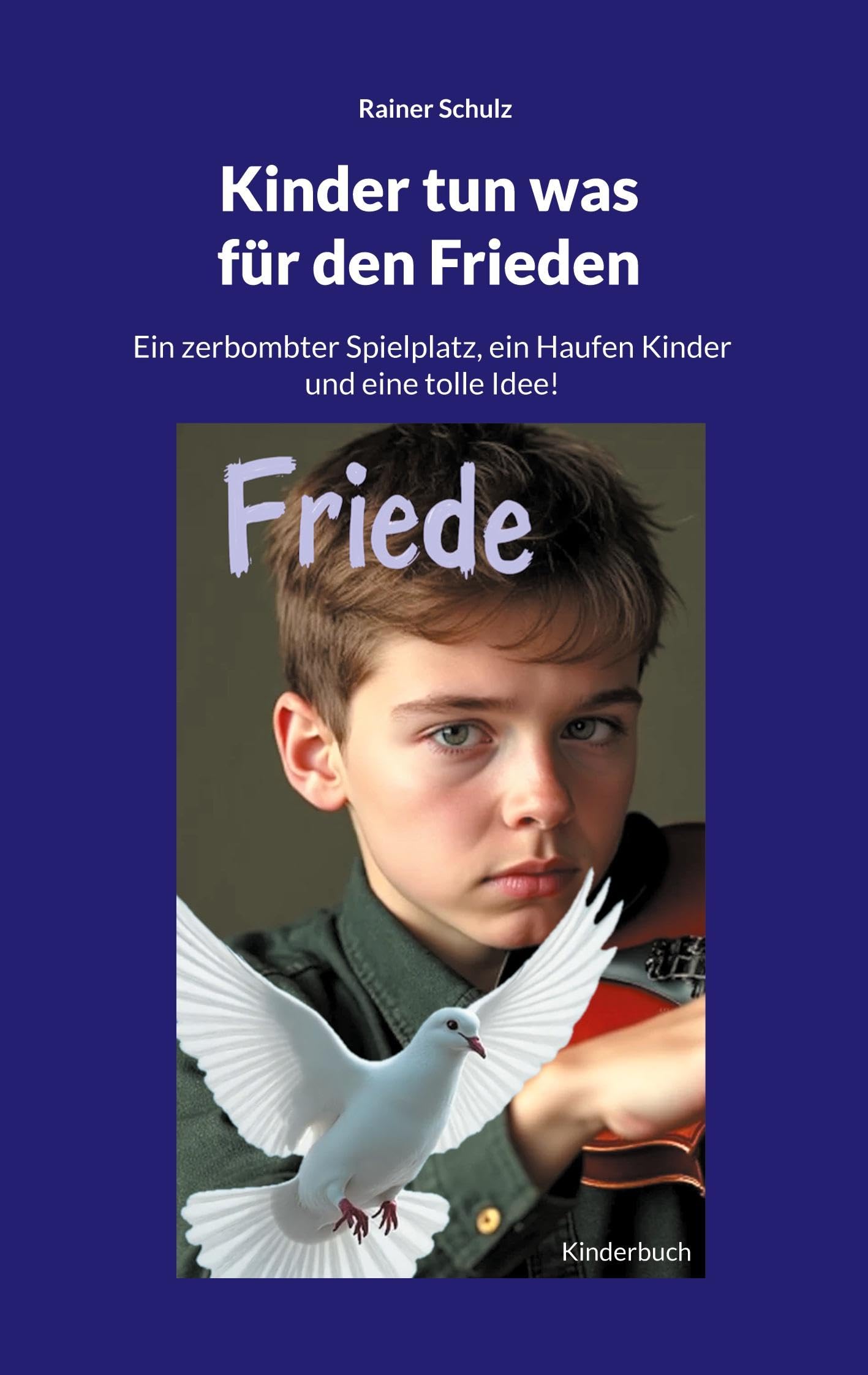 Kinder tun was für den Frieden: Ein zerbombter Spielplatz, ein Haufen Kinder und eine tolle Idee!