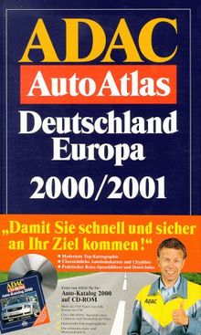 Der ADAC AutoAtlas Deutschland   Europa 2000 2001 | Buch | Zustand gut