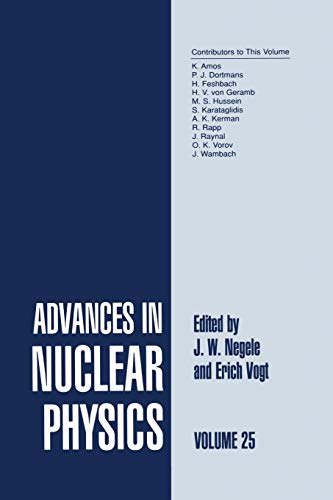 Advances in Nuclear Physics: Volume 25 (Advances in Nuclear Physics, 25, Band 25)