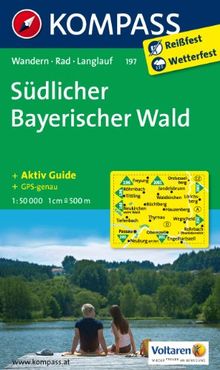 Südlicher Bayerischer Wald 1 : 50 000: Wanderkarte mit Kurzführer, Radwegen und Langlaufloipen. GPS-genau