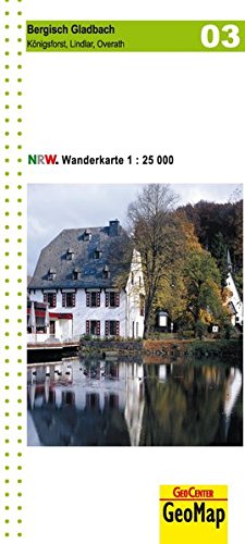 Wanderkarte Nordrhein-Westfalen 20 Wipperfürth 1:25 000 (Geo Map)