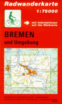 LGN Radwanderkarte Niedersachsen, Bl.29, Bremen und Umgebung: Vom Teufelsmoor bis zur Wildeshauser Geest