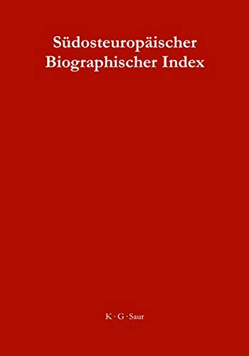Südosteuropäischer Biographischer Index / South-East European Biographical Index