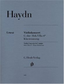 Konzert G-Dur Hob 7a/4 - Vl Orch. Violine, Klavier
