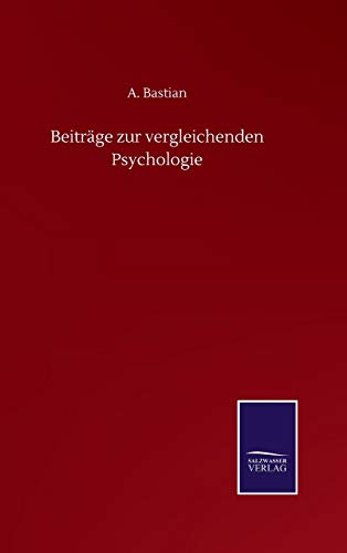 Beiträge zur vergleichenden Psychologie