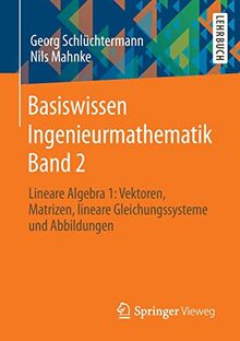 Basiswissen Ingenieurmathematik Band 2: Lineare Algebra 1: Vektoren, Matrizen, lineare Gleichungssysteme und Abbildungen