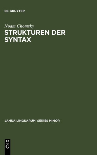 Strukturen der Syntax (Janua Linguarum. Series Minor)