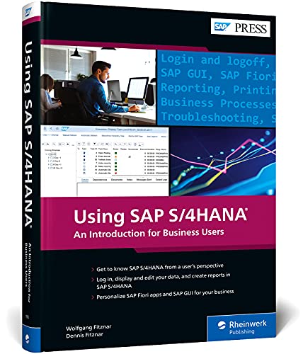 Wolfgang Fitznar Using Sap S/4HANA, An Introduction For Business Users (Sap Press, Englisch)