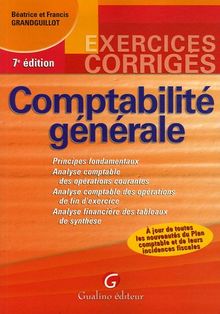 Comptabilité générale : Exercices corrigés