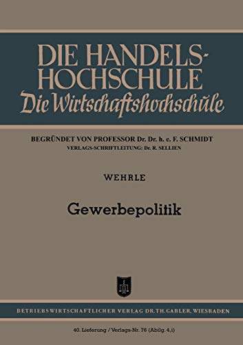 Gewerbepolitik (German Edition)