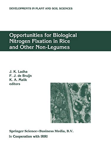 Opportunities for Biological Nitrogen Fixation in Rice and Other Non-Legumes: Papers presented at the Second Working Group Meeting of the Frontier ... in Plant and Soil Sciences, Band 75)