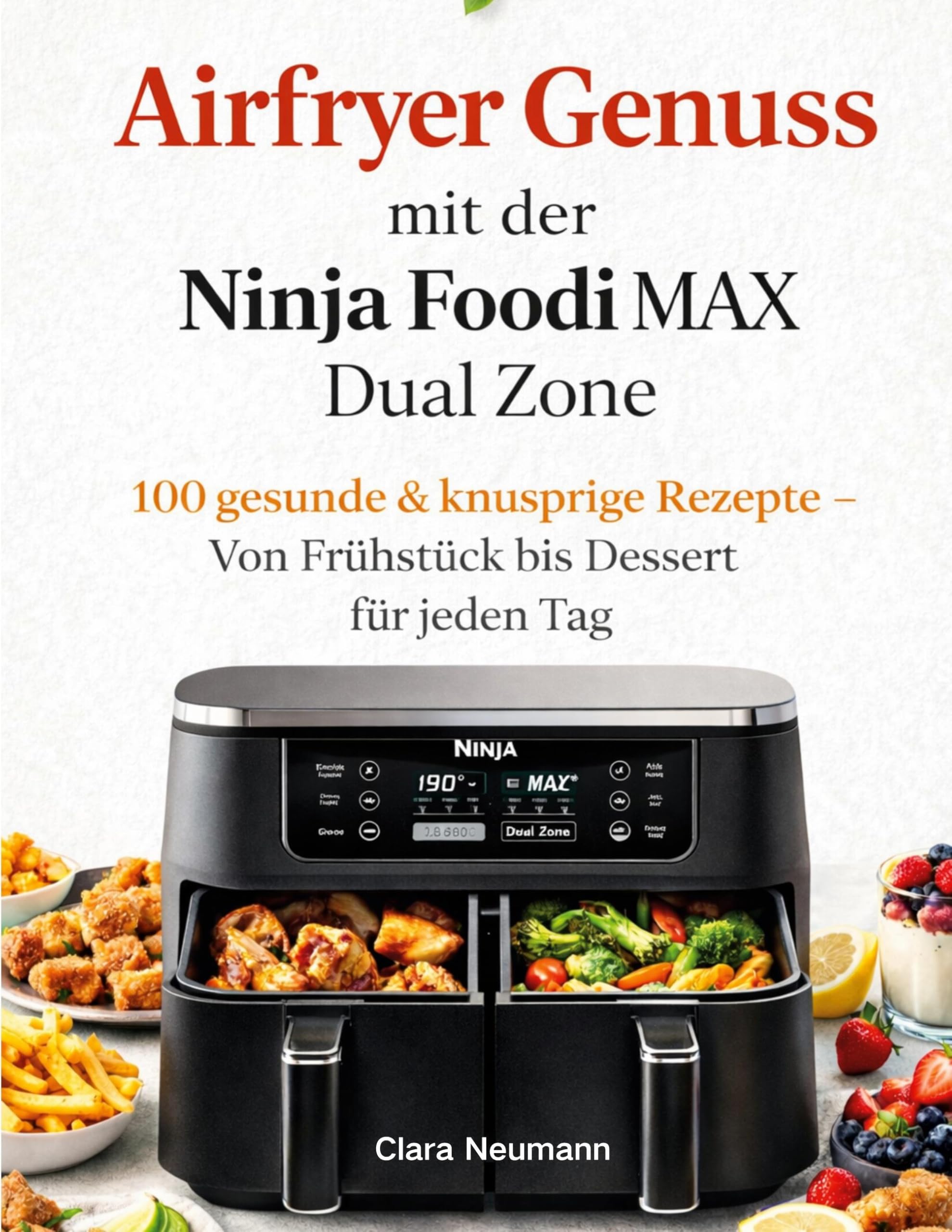 Airfryer Genuss mit der Ninja Foodi MAX Dual Zone: 100 gesunde & knusprige Rezepte - Von Frühstück bis Dessert für jeden Tag