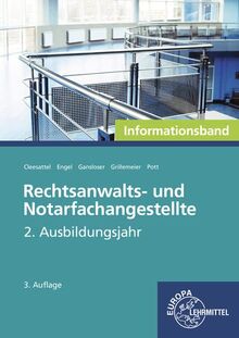 Rechtsanwalts- und Notarfachangestellte, Informationsband: 2. Ausbildungsjahr