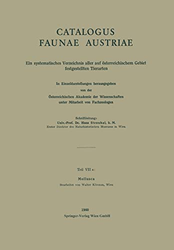 Mollusca (Catalogus Faunae Austriae, 7a)