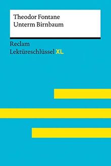 Unterm Birnbaum von Theodor Fontane: Lektüreschlüssel mit Inhaltsangabe, Interpretation, Prüfungsaufgaben mit Lösungen, Lernglossar (Lektüreschlüssel XL) (Reclam Lektüreschlüssel XL)