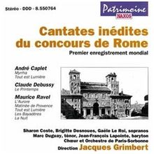 Cantates Du Concours De Rome -