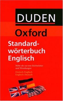 Duden. Oxford-Duden Englisch. Standardwörterbuch