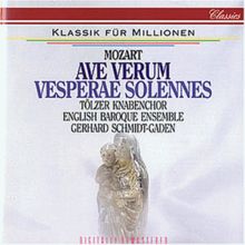 Ave Verum/Vesperae Solennes