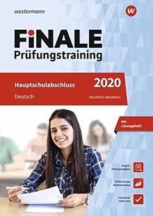 FiNALE Prüfungstraining Hauptschulabschluss Nordrhein-Westfalen: Deutsch 2020 Arbeitsbuch mit Lösungsheft