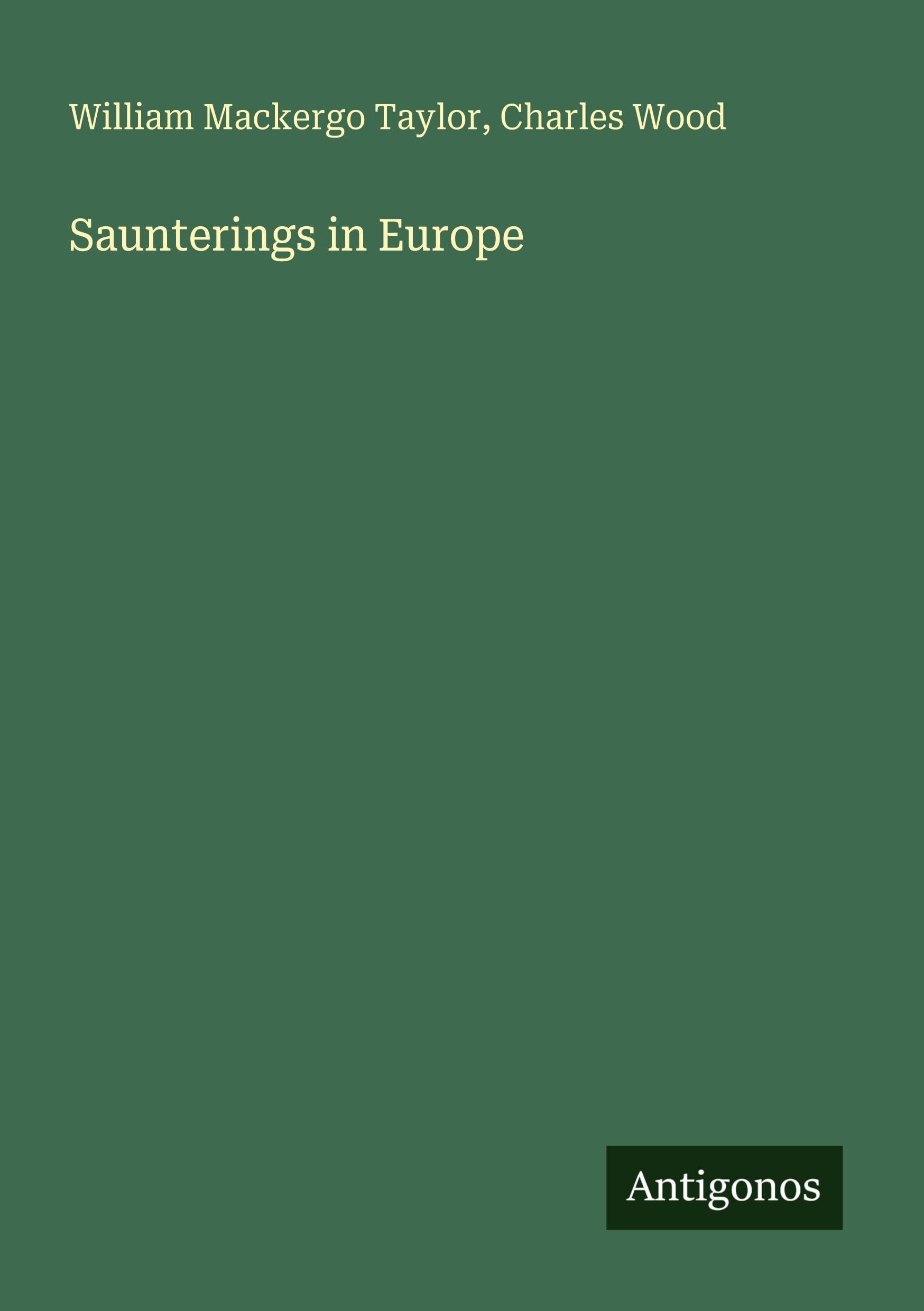 Saunterings in Europe
